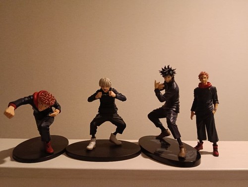 Lotto figurine jujutsu kaisen - jujutsu,