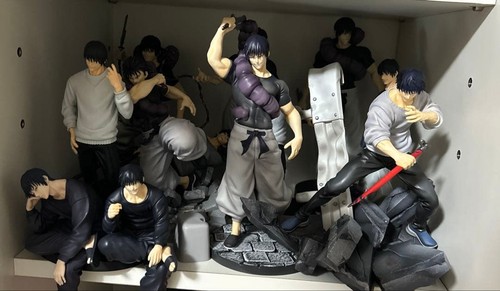 Lotto figurine jujutsu kaisen - figurine,